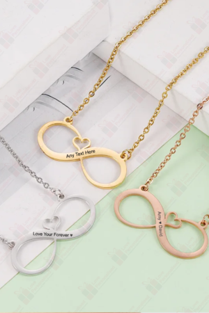 Personalised Infinity Necklace