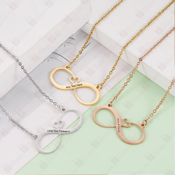 Personalised Infinity Necklace