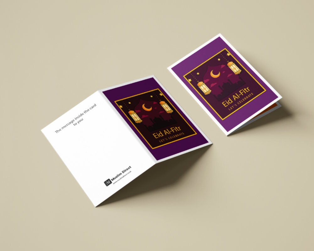 Eid-Al-Fitr | Eid Greeting Card | Eid Mubarak Card | Luxury Greetings Card | Eid Greeting Card