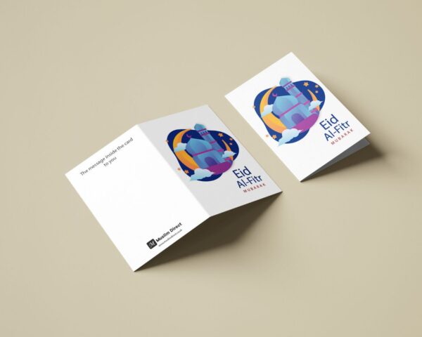 Eid Mubarak Card | Luxury Greetings Card | Eid-Al-Adha | Eid-Al-Fitr | Eid Greeting Card