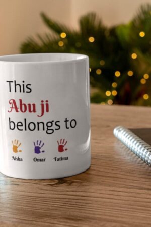Personalised Name & Traits Mug Unique Personalised Gift Printed with Name, Glossy White Mug personalised ceramic mug
