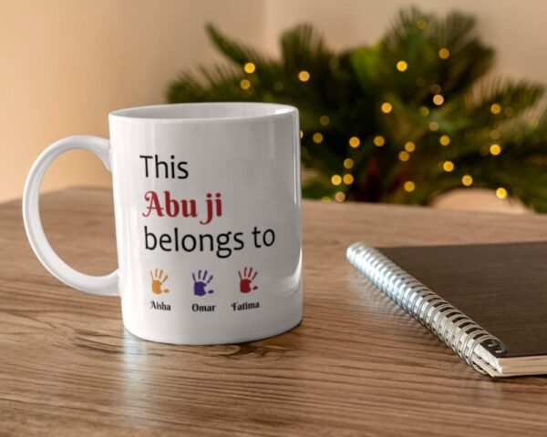 Personalised Name & Traits Mug Unique Personalised Gift Printed with Name, Glossy White Mug personalised ceramic mug