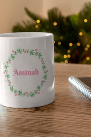 Personalised Name & Traits Mug Unique Personalised Gift Printed with Name, Glossy White Mug personalised ceramic mug