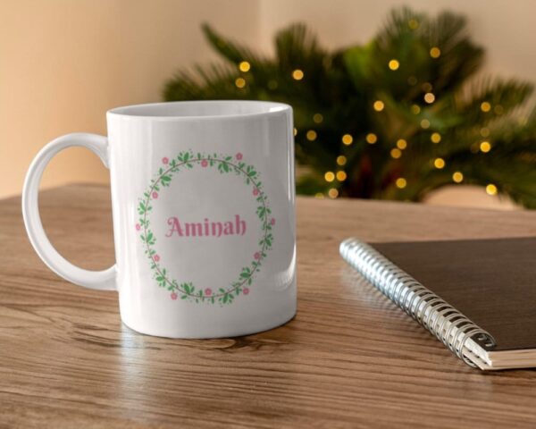 Personalised Name & Traits Mug Unique Personalised Gift Printed with Name, Glossy White Mug personalised ceramic mug