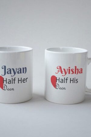 Personalised Name & Traits Mug Unique Personalised Gift Printed with Name, Glossy White Mug personalised ceramic mug