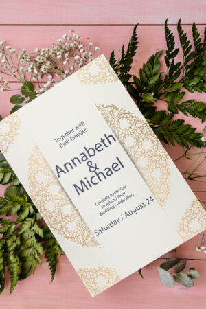 Islamic Wedding Invitation Invitation, Royal Green Gold, Muslim Wedding Invitation, Nikkah Invitation, Minimalist Muslim Wedding Invitation.